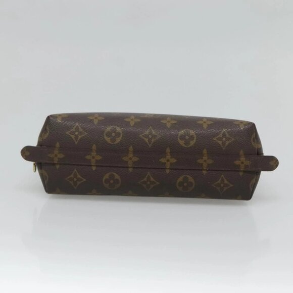 LOUIS VUITTON Monogram Trousse Demi Ronde Cosmetic Pouch LV Auth - Picture 6 of 16